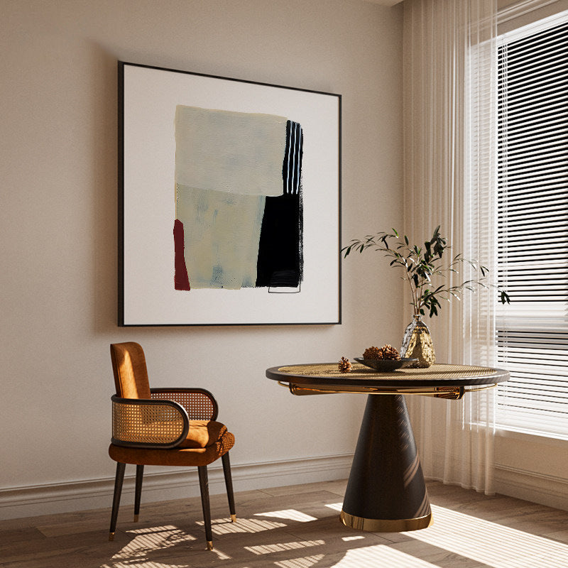 Moderne geometrische Leinwandwandkunst
