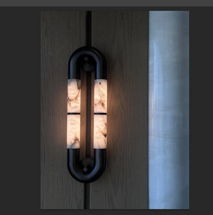 Zeitgenössische Wandlampe mit strukturiertem Design