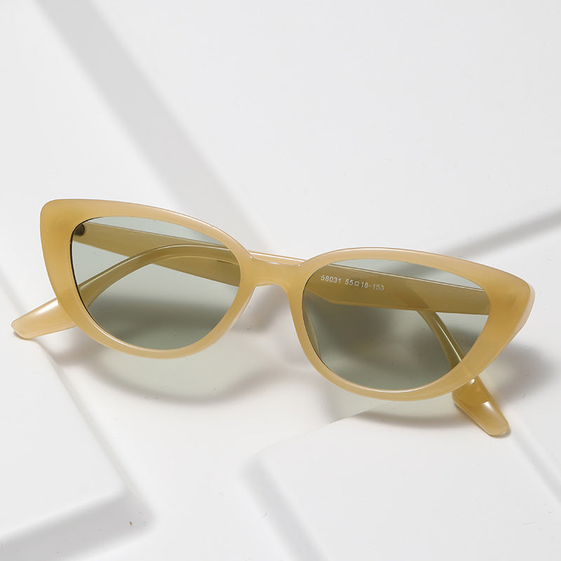 Damen Cat-Eye Sonnenbrille mit stylishem Schildpatt-Design Brehn
