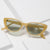 Damen Cat-Eye Sonnenbrille mit stylishem Schildpatt-Design Brehn