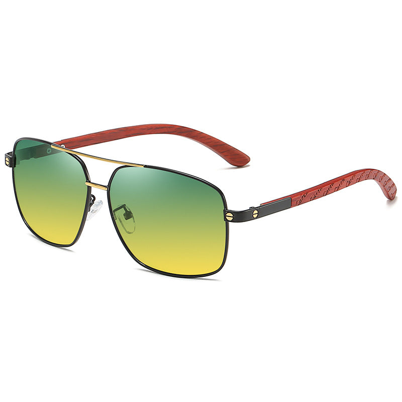 Damen stilvolle quadratische Sonnenbrille mit komfortablem Nasenpolster Brehn