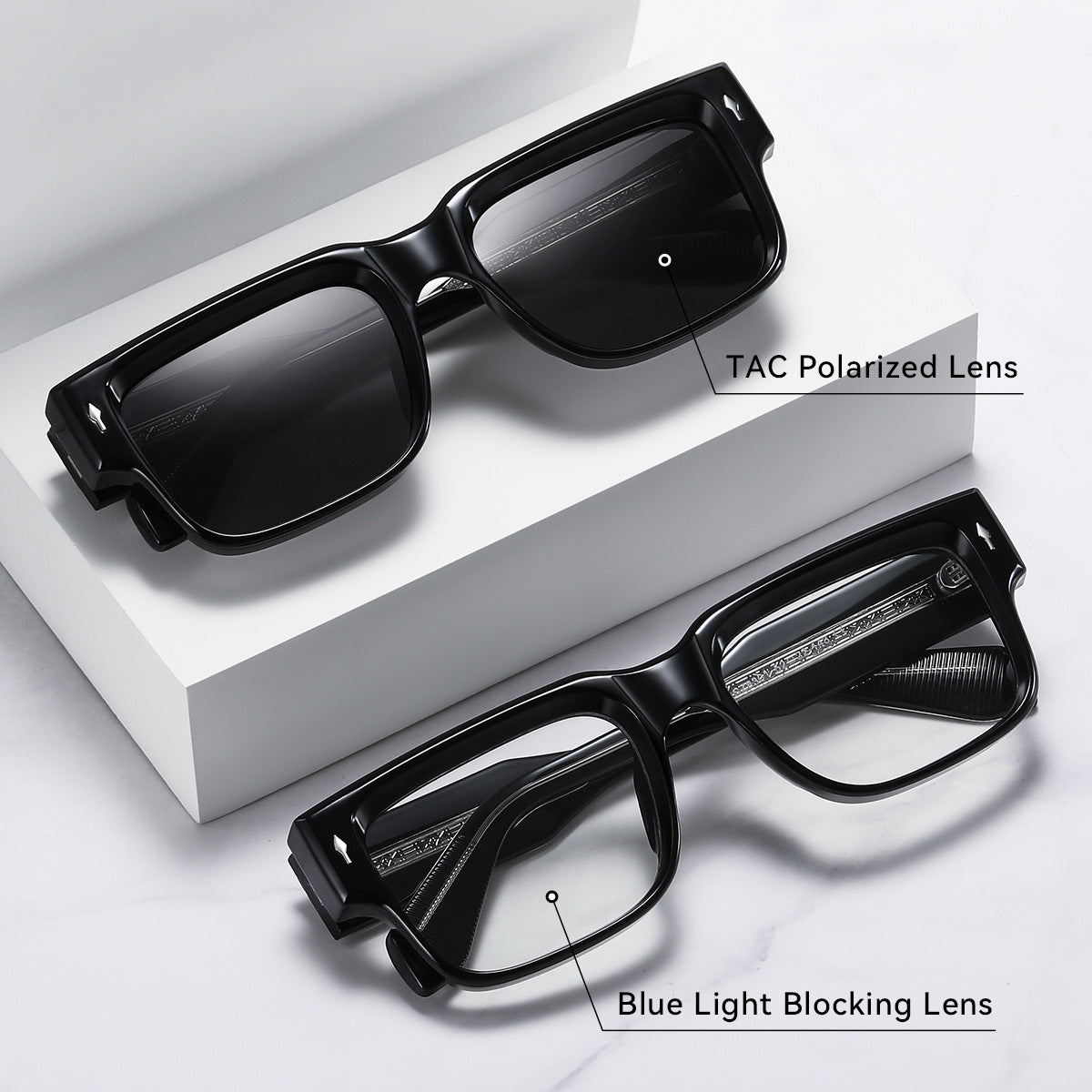 Damen Sonnenbrille im modernen, kantigen Design Brehn