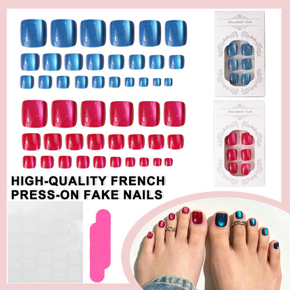 French Tip Press-On Nail Set Brehn