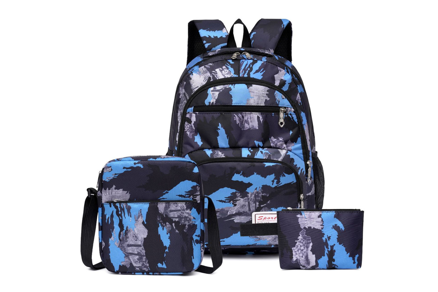 Schulrucksack mit Mehreren Fächern und Passendem Zubehör Brehn