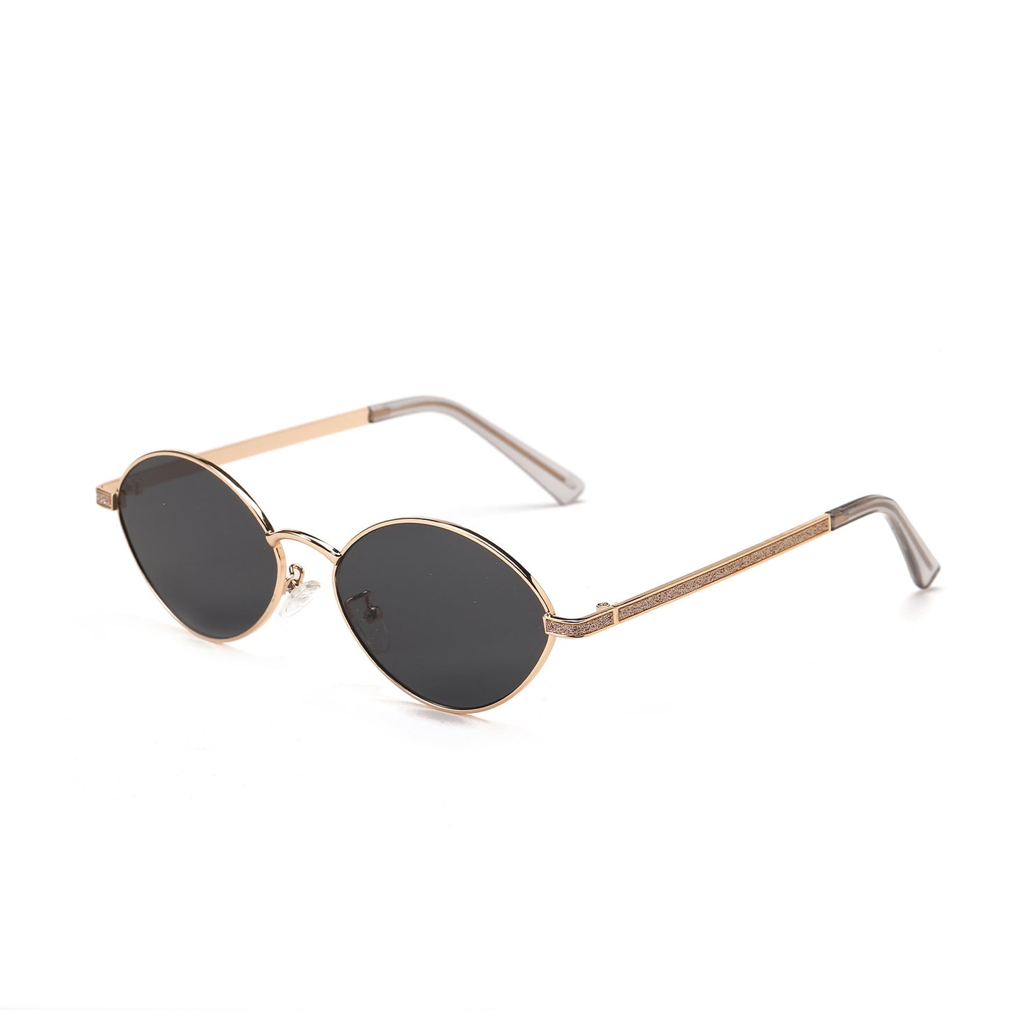 Damen modische runde Sonnenbrille mit luxuriösen Akzenten Brehn