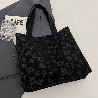 Blumenmuster Mini Tote Bag
