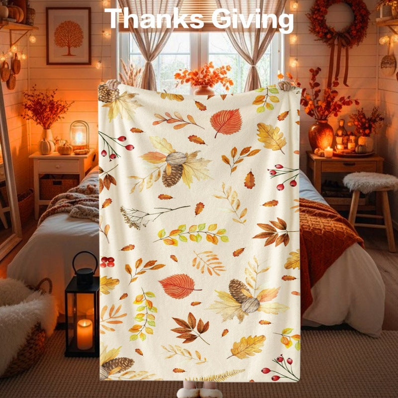 Thanksgiving-Themen Kuscheldecke