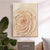Texturiertes Blumencanvas-Kunstwerk