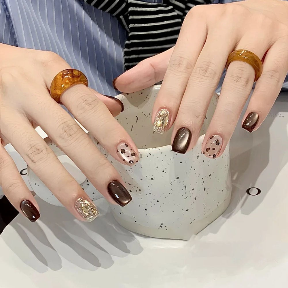 Kunstnägel Im Eleganten Glitzer-Finish Brehn
