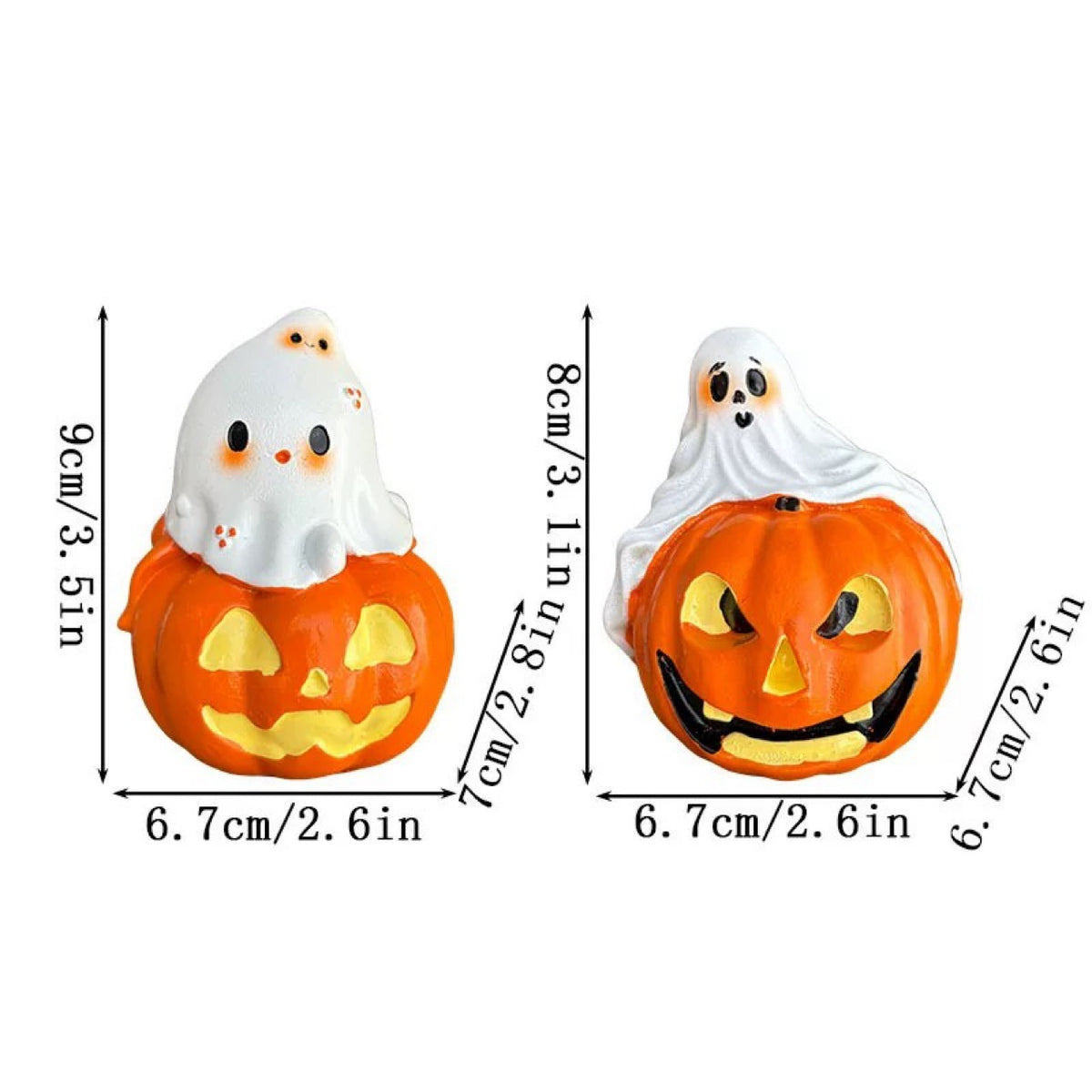 Lustige Halloween Kürbisfigur Brehn