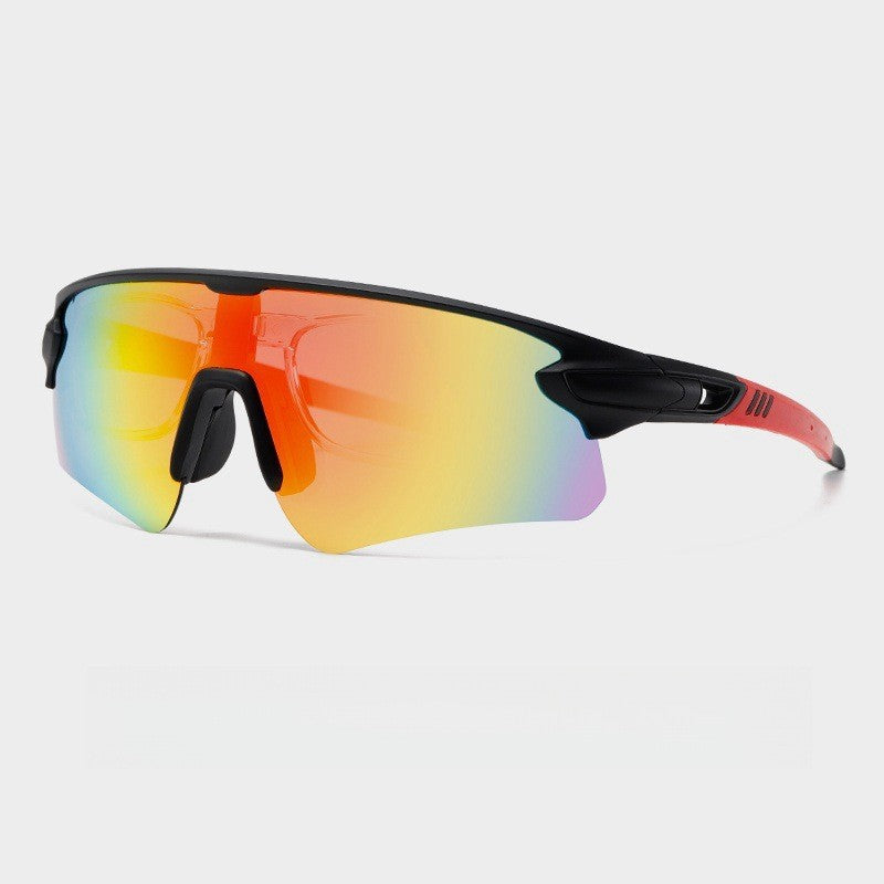 Unisex Sportliche Hochleistungs-Sonnenbrille mit aerodynamischem Design und verstellbarem Nasenpad Brehn