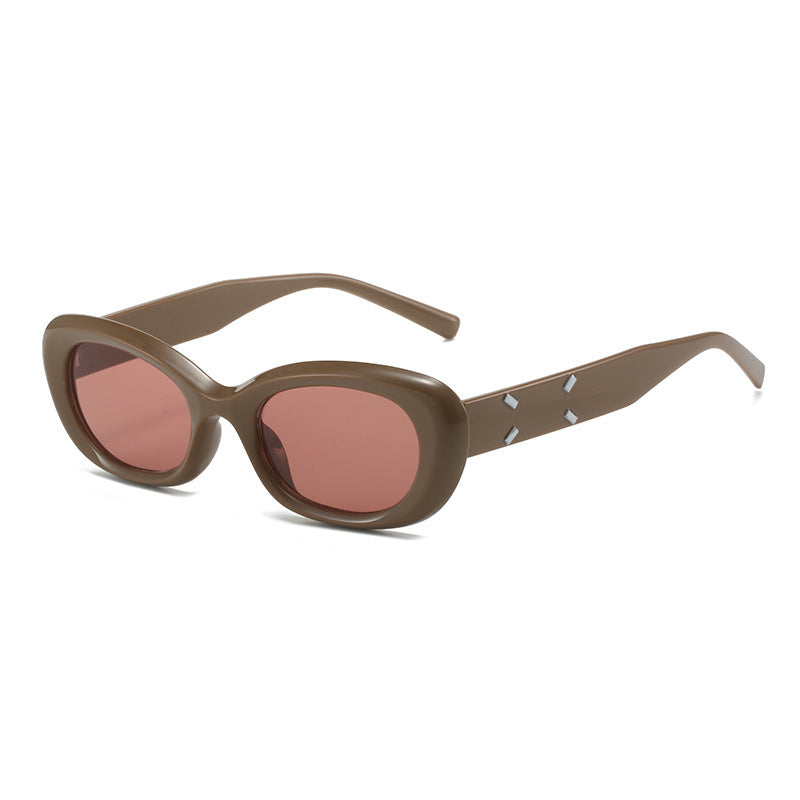 Modebewusste Übergroße Rechteckige Sonnenbrille Brehn