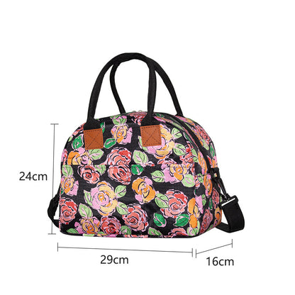 Damen Kühltasche mit stilvollem Blütenmuster Brehn