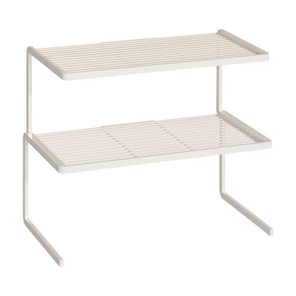 Kompakte Doppel-Schicht Verstellbare Schuhregal Erhöher für Schrank und Kleiderschrank