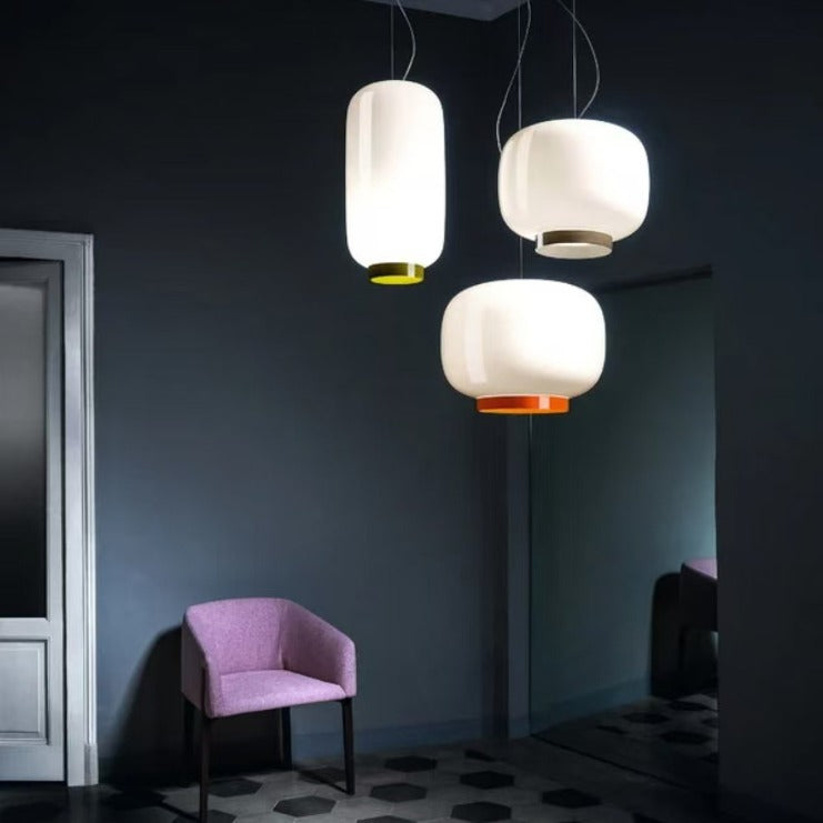 Moderne Kunst Glas Pendelleuchte