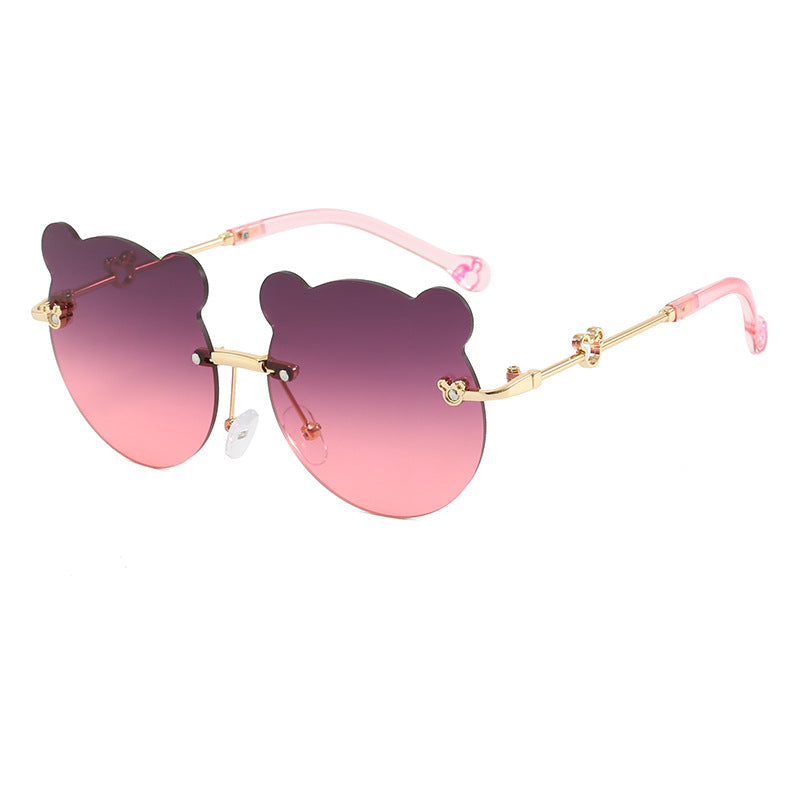 Damen verspielte Sonnenbrille mit niedlichem Bärenmotiv Brehn