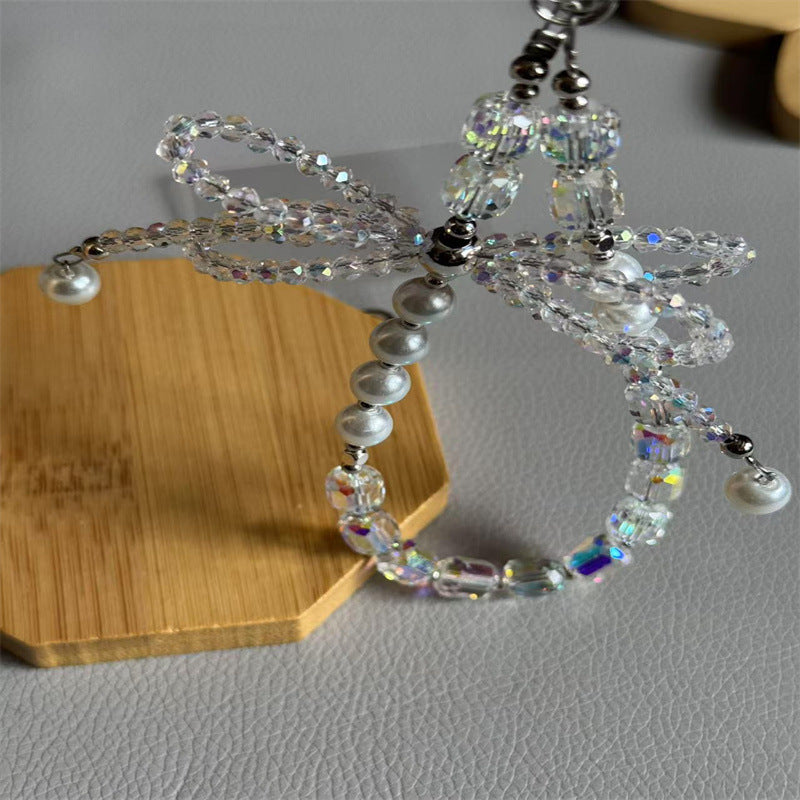 Eleganter Perlen Charm Schlüsselanhänger Brehn 1790135383