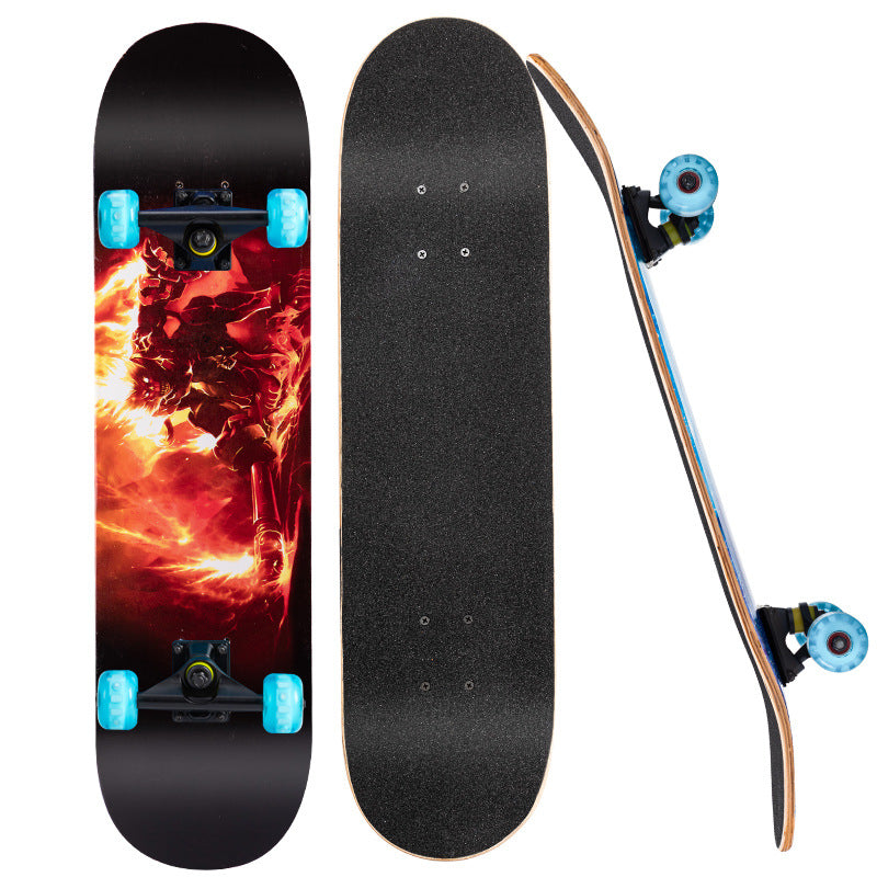 Stabiler Grafik-Skateboard Brehn