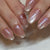 Glamouröse Kunstnägel mit Glitzer und Ombre-Design Brehn