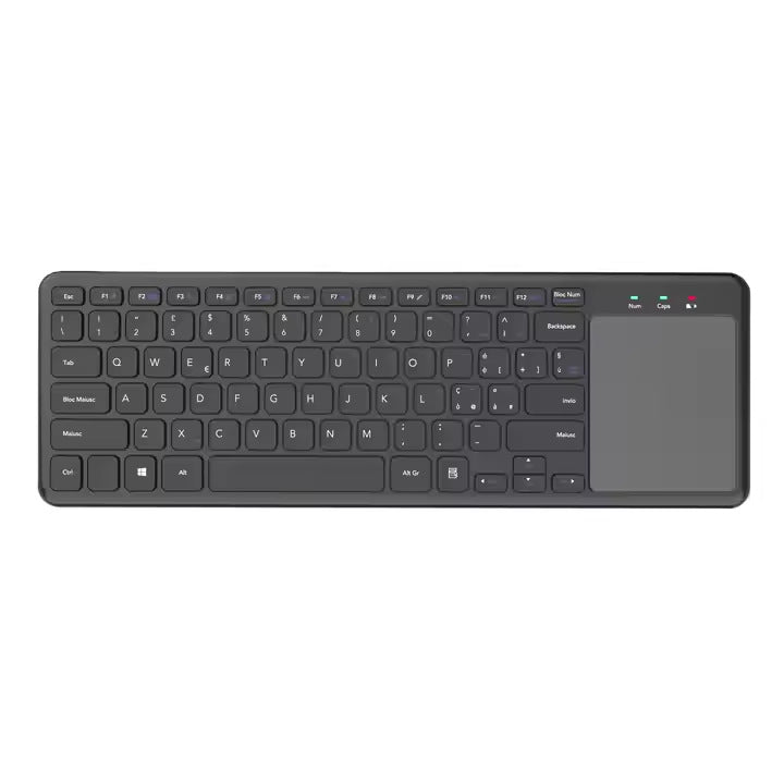 Ultra-Schlanke Kabellose Tastatur mit Touchpad Brehn