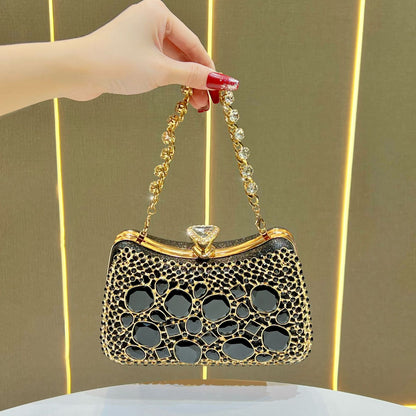 Opulente Bejeweled Abendtasche