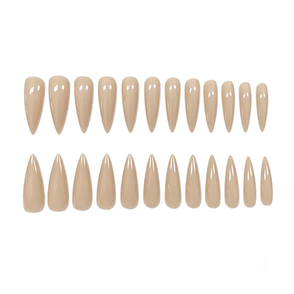 Elegante mandelförmige Acryl-Nagelerweiterungen Brehn