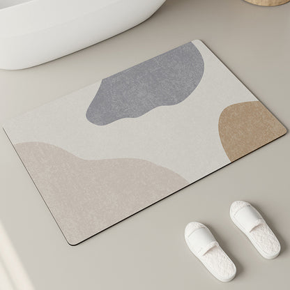 Elegante strukturierte Badezimmermatte