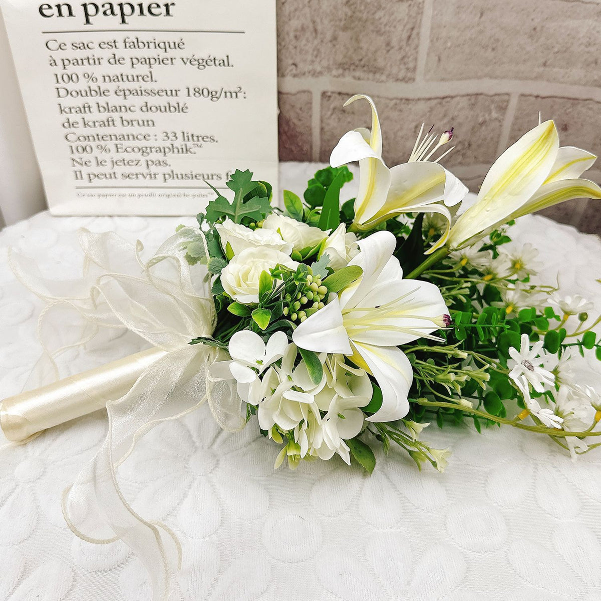 Elegantes florales Hochzeitsbouquet