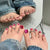 Elegante Glänzende Press-On Nagelset Brehn