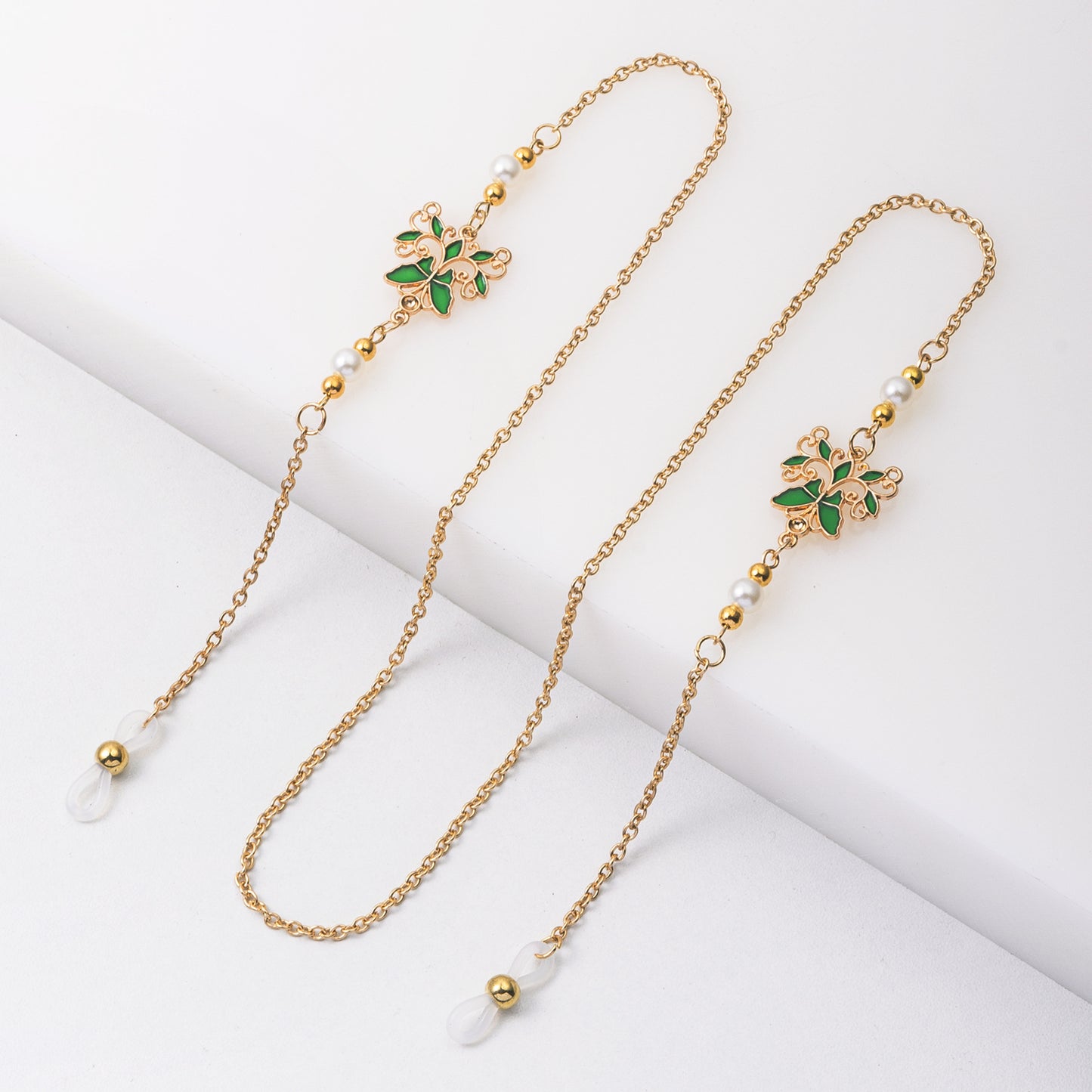 Blumen Design Brillen Kette Brehn