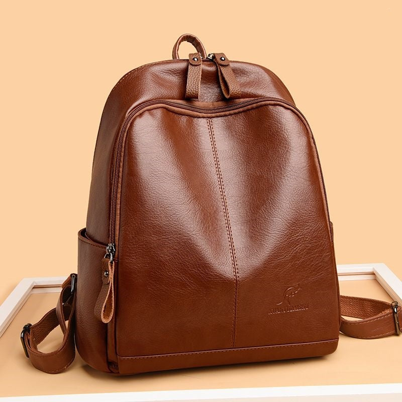 Damen Stilvolle Leder Rucksack Brehn