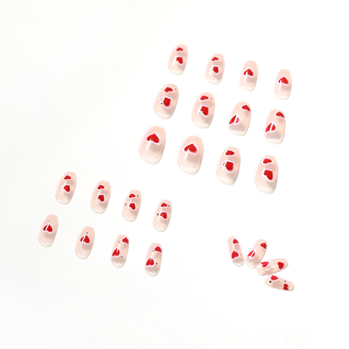 Kunstvolle Nailart mit Herzdesign Brehn