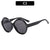 Überdimensionale Rundrahmen-Sonnenbrille
