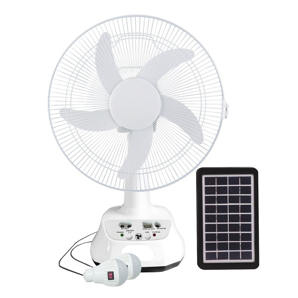 Unisex nan leiser USB Tischventilator mit mehrblättrigem Design, oszillierender Neigefunktion und Timer Brehn