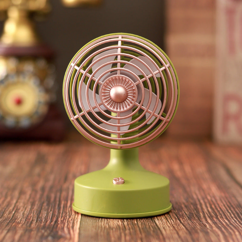 Unisex nan kompakte tragbare USB wiederaufladbare mini Tischventilator mit verstellbarem Neigungswinkel Brehn