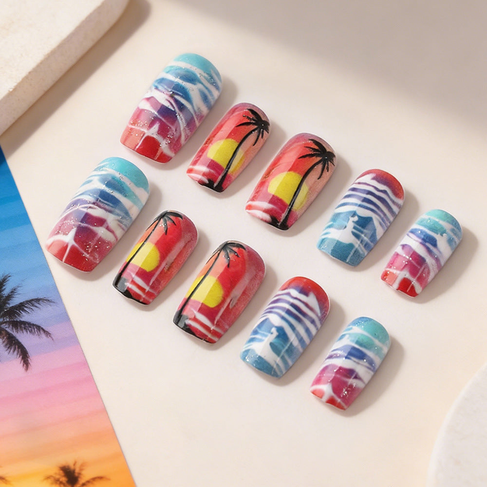 Tropical Sunset Nagelkunst Set Brehn