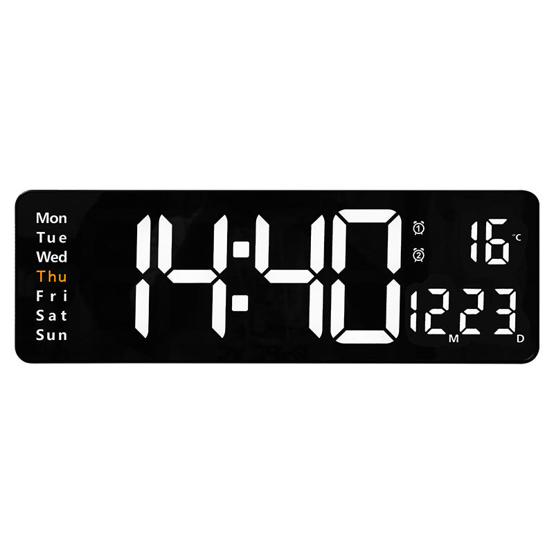 Digitaler Wandwecker mit Multifunktionalem Led-Display Brehn