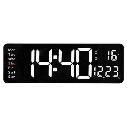 Digitaler Wandwecker mit Multifunktionalem Led-Display Brehn