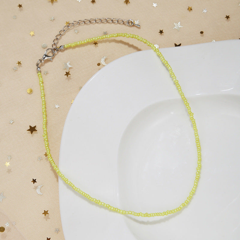 Handgefertigtes Perlen Choker Halsband Brehn