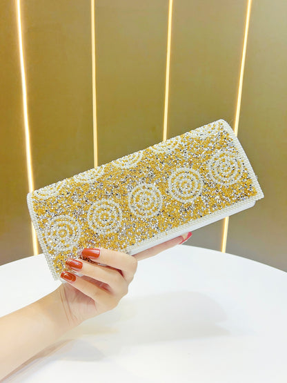 Beadete Abendclutch