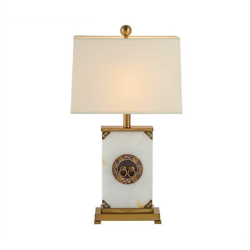 Luxuriöse Marmor-Basis Tischlampe