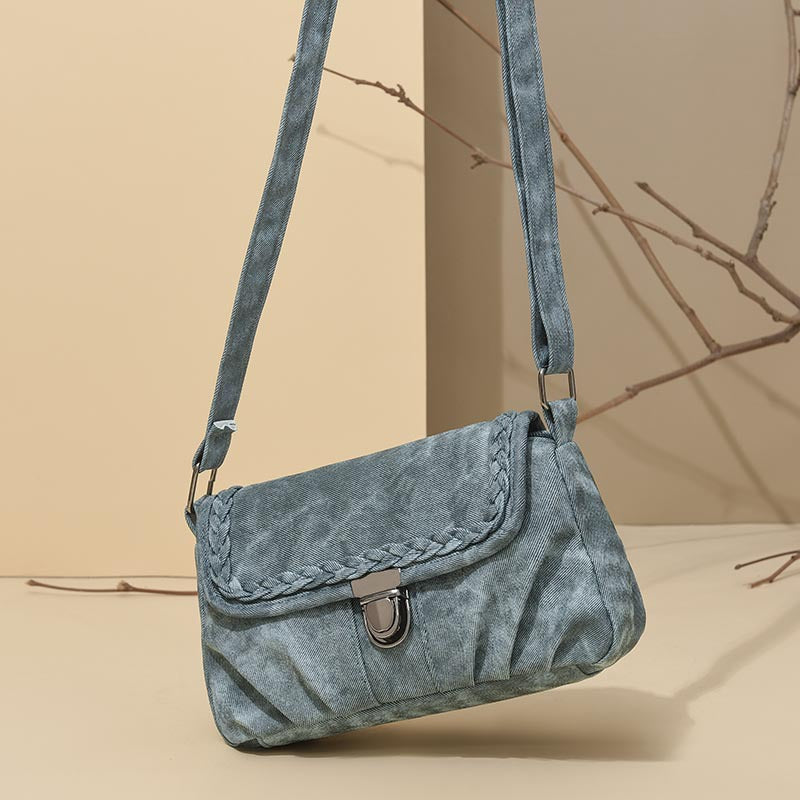 Stylische geflochtene Handtasche