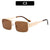 Rechteckige Rahmen Sonnenbrille