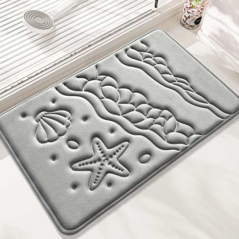 Küsten-Themen Memory Foam Badematte Brehn