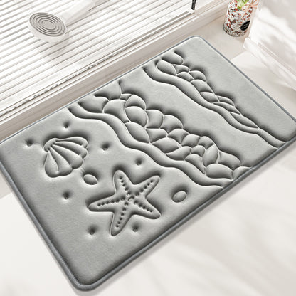 Küsten-Themen Memory Foam Badematte Brehn