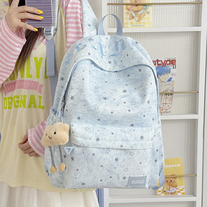 Stylische leichte Rucksack mit Sternmuster Brehn