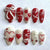 Nageldesign Set mit romantischen Herzmotiven Brehn