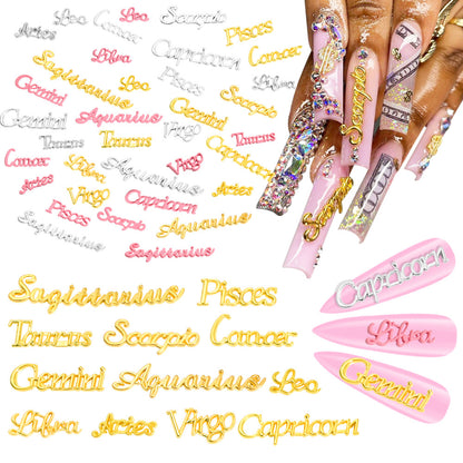Zodiac Nagelkunst Charms