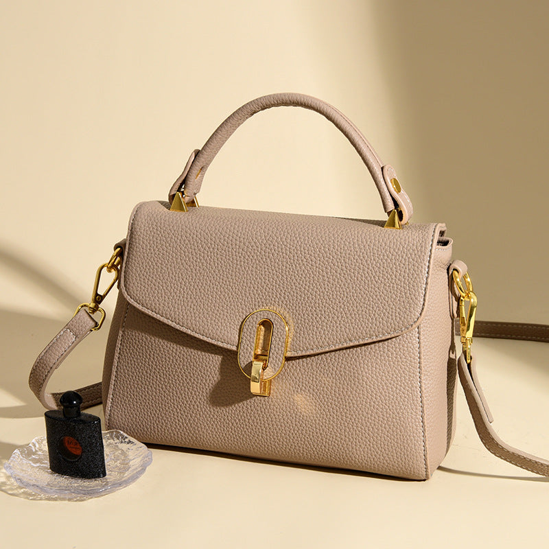 Elegante Strukturierte Top-Handle Handtasche Brehn