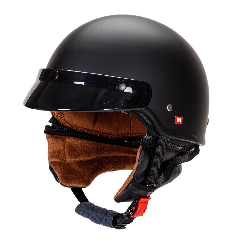 Klassische Halbhelm Motorrad Ausrüstung Brehn